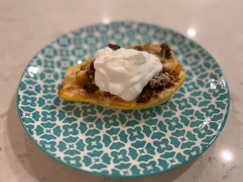 Stuffed Yellow “Summer” Squash 
